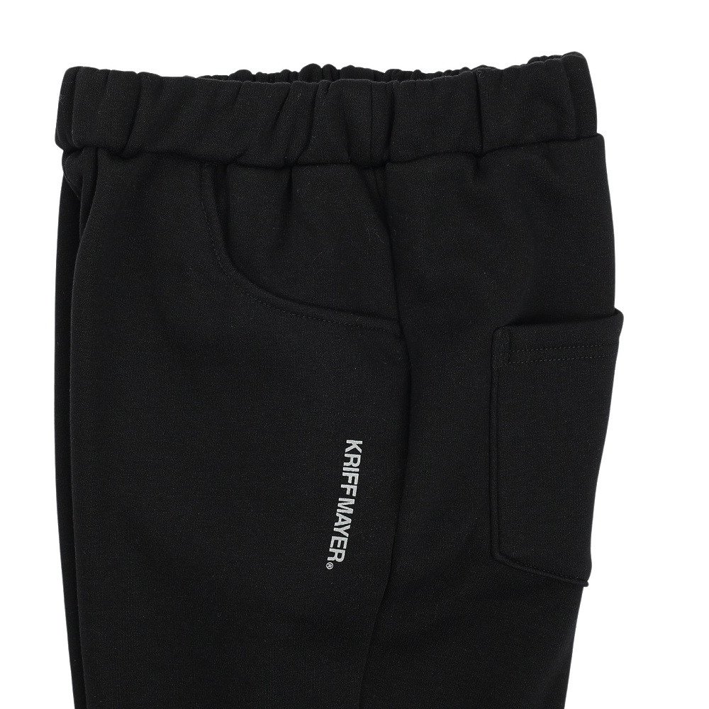 クリフメイヤー（KRIFF MAYER）（キッズ）ジュニア 裏シャギーパンツ J2517858:19:BLACK