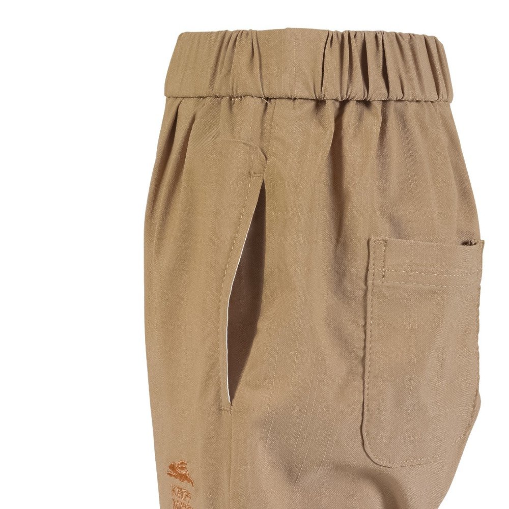 クリフメイヤー（KRIFF MAYER）（キッズ）マチ付き むちゃ伸び ライトパンツ J2536401:20:BEIGE
