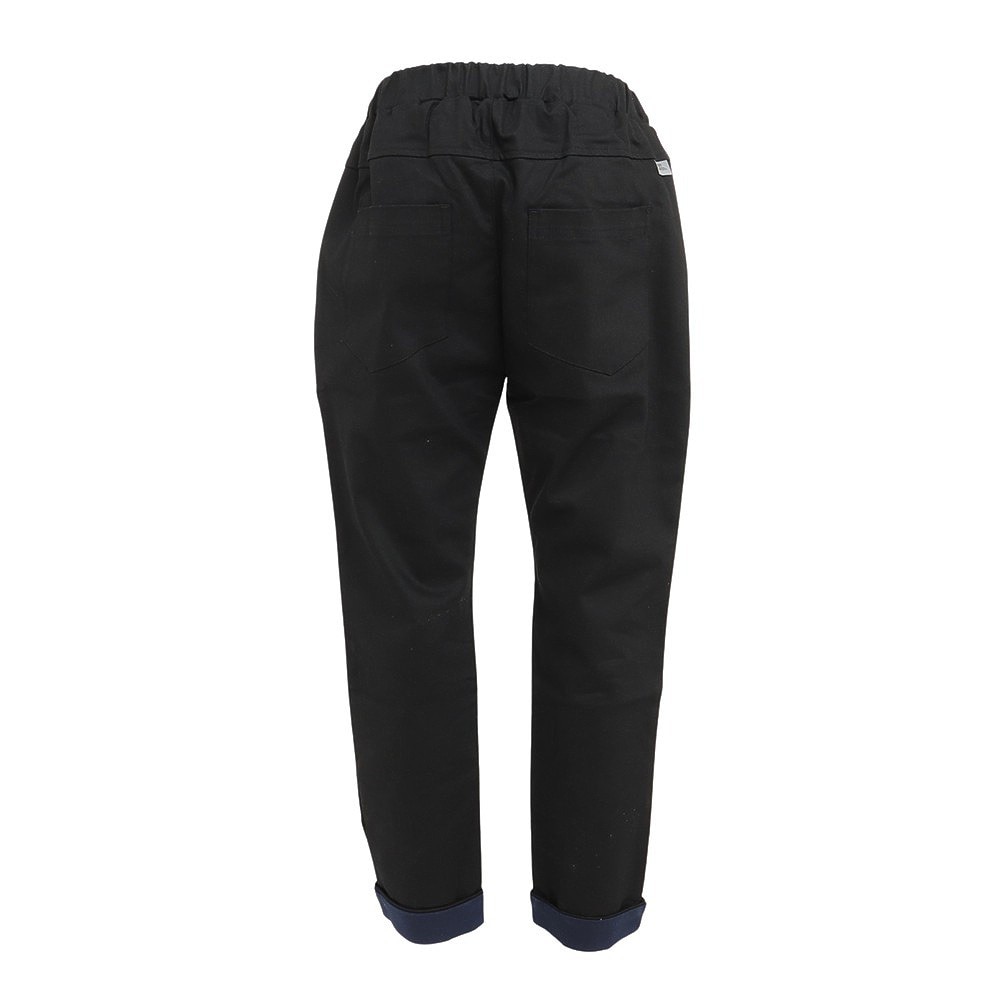 クリフメイヤー（KRIFF MAYER）（キッズ）パンツ ロールアップ配色パンツ 2237843K-17:CHARCOAL ブラック ストレッチ 丈調節 ウエストゴム 120 130 140 150