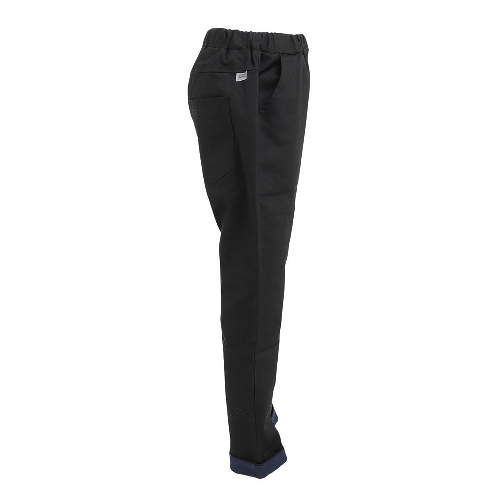 クリフメイヤー（KRIFF MAYER）（キッズ）パンツ ロールアップ配色パンツ 2237843K-17:CHARCOAL ブラック ストレッチ 丈調節 ウエストゴム 120 130 140 150