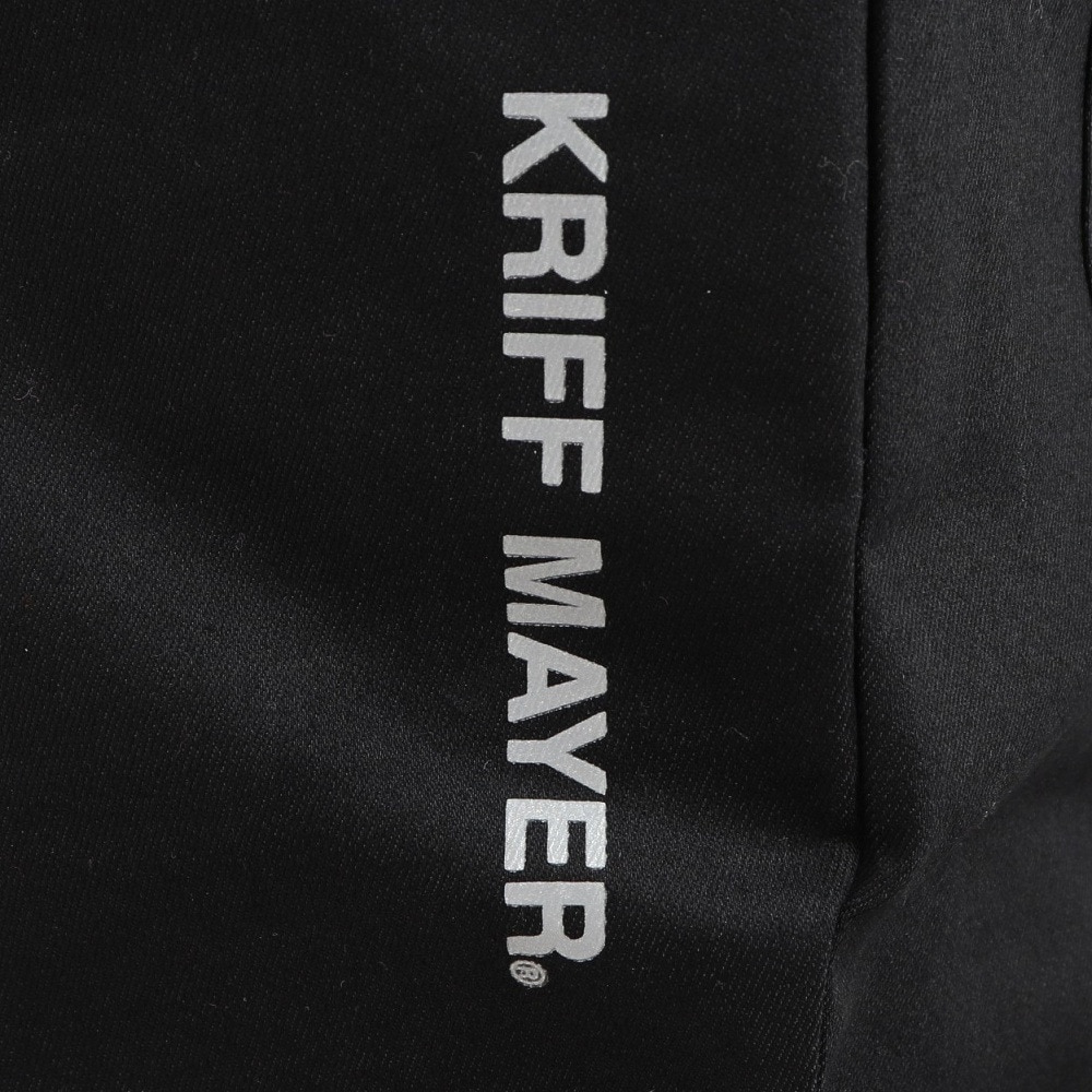 クリフメイヤー（KRIFF MAYER）（キッズ）パンツ ロールアップ配色パンツ 2237843K-17:CHARCOAL ブラック ストレッチ 丈調節 ウエストゴム 120 130 140 150