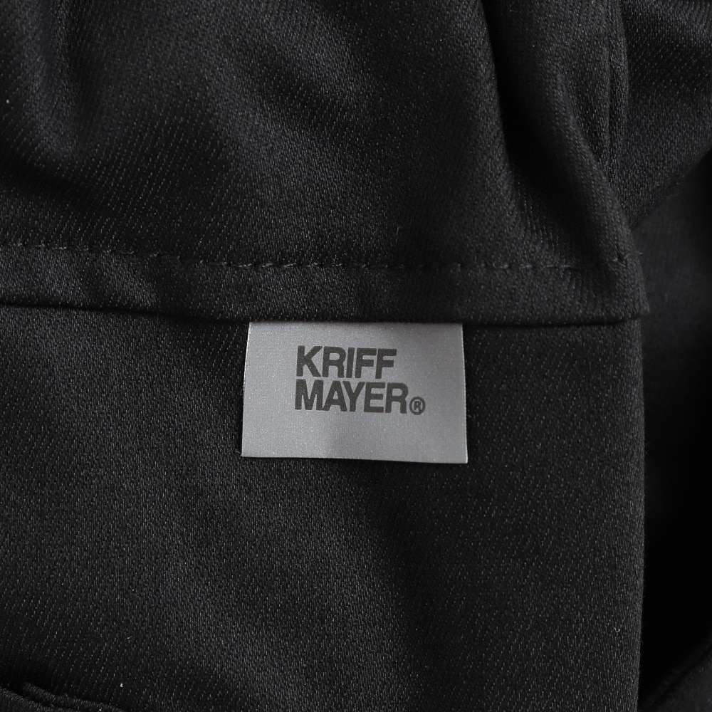 クリフメイヤー（KRIFF MAYER）（キッズ）パンツ ロールアップ配色パンツ 2237843K-17:CHARCOAL ブラック ストレッチ 丈調節 ウエストゴム 120 130 140 150