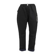 (キッズ)パンツ ロールアップ配色パンツ 2237843K-17:CHARCOAL ブラック ストレッチ 丈調節 ウエストゴム 120 130 140 150