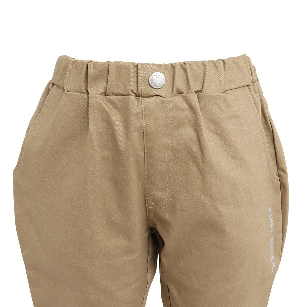 クリフメイヤー（KRIFF MAYER）（キッズ）キッズ パンツ ロールアップ配色パンツ 2237843K-20:BEIGE ベージュ ストレッチ 丈調節 ウエストゴム 120 130 140 150