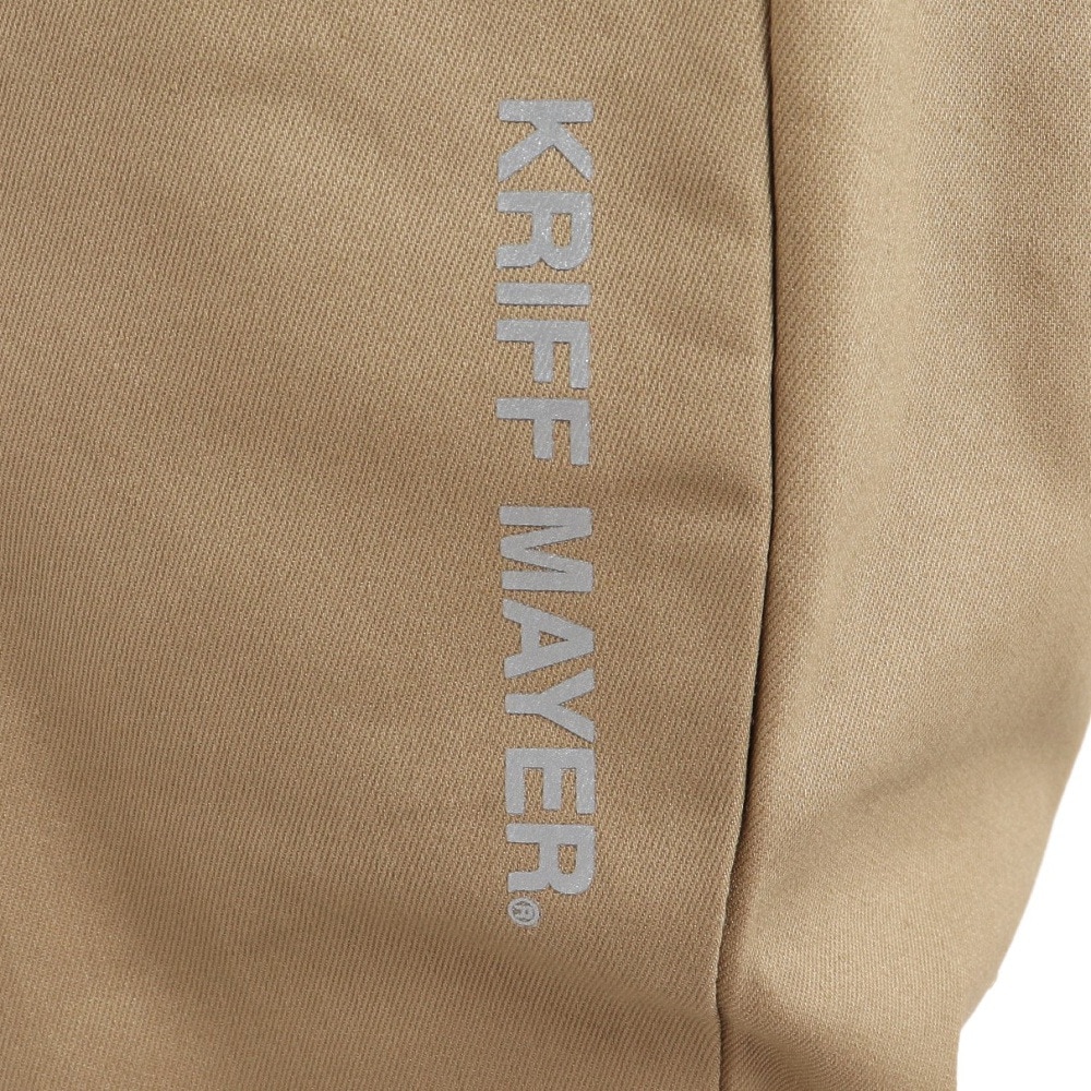 クリフメイヤー（KRIFF MAYER）（キッズ）キッズ パンツ ロールアップ配色パンツ 2237843K-20:BEIGE ベージュ ストレッチ 丈調節 ウエストゴム 120 130 140 150