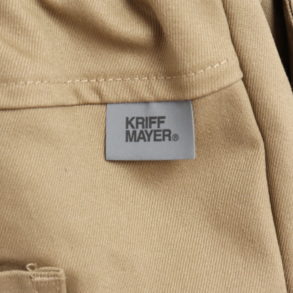 クリフメイヤー（KRIFF MAYER）（キッズ）キッズ パンツ ロールアップ配色パンツ 2237843K-20:BEIGE ベージュ ストレッチ 丈調節 ウエストゴム 120 130 140 150