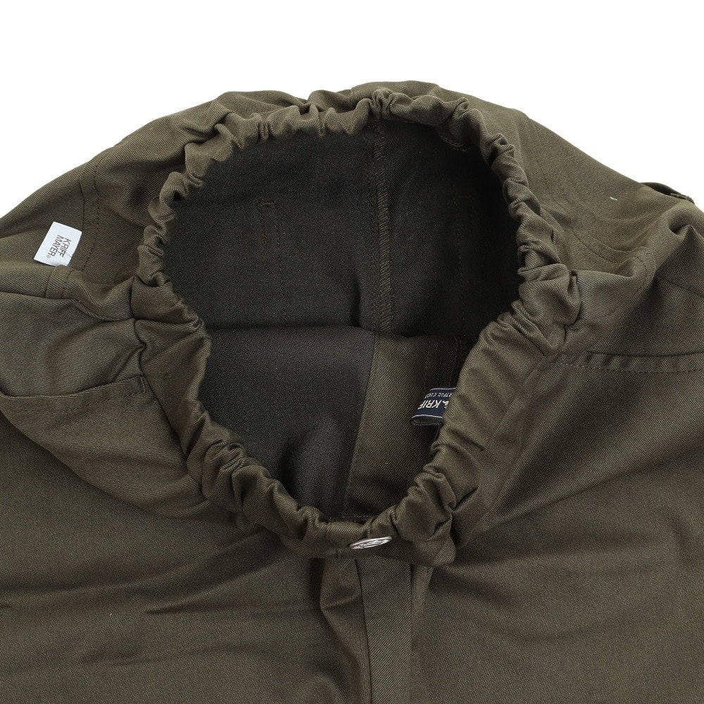 クリフメイヤー（KRIFF MAYER）（キッズ）キッズ パンツ ロールアップ配色パンツ 2237843K-69:KHAKI カーキ ストレッチ 丈調節 ウエストゴム 120 130 140 150