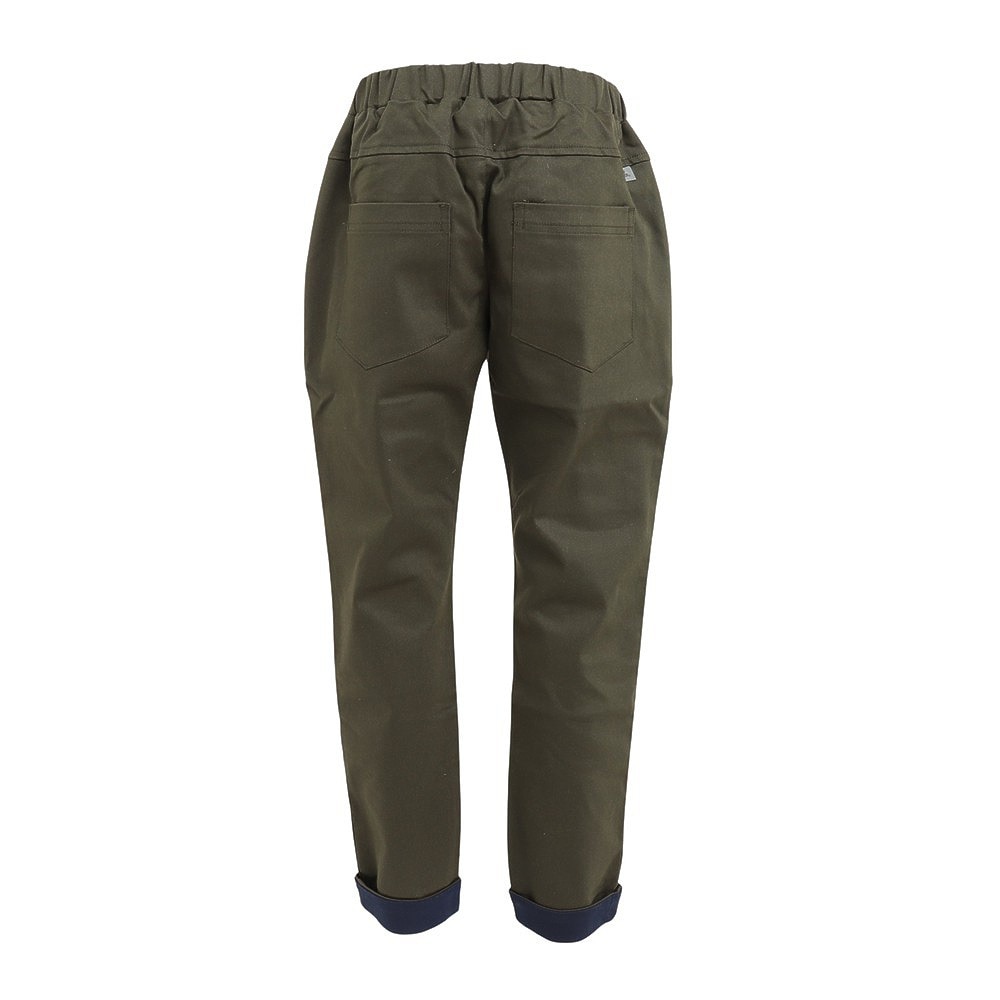 クリフメイヤー（KRIFF MAYER）（キッズ）キッズ パンツ ロールアップ配色パンツ 2237843K-69:KHAKI カーキ ストレッチ 丈調節 ウエストゴム 120 130 140 150