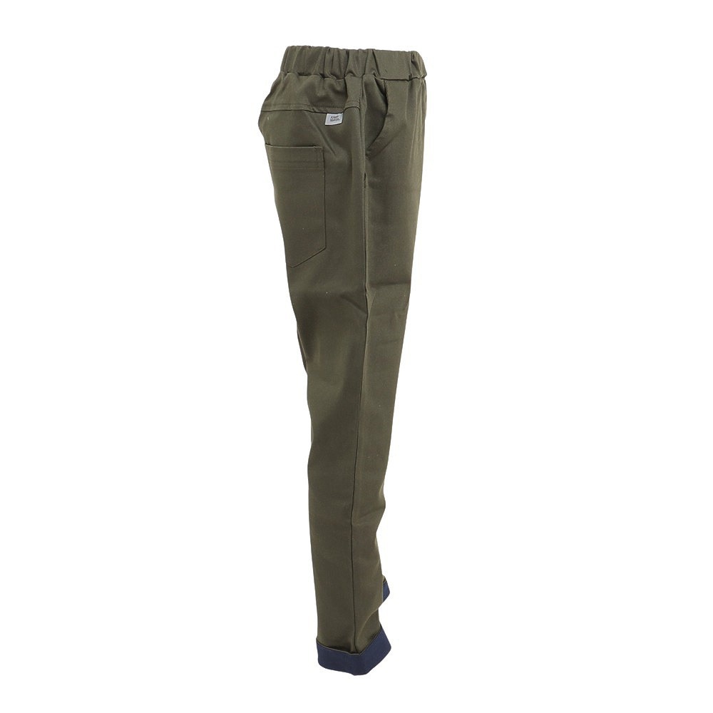 クリフメイヤー（KRIFF MAYER）（キッズ）キッズ パンツ ロールアップ配色パンツ 2237843K-69:KHAKI カーキ ストレッチ 丈調節 ウエストゴム 120 130 140 150