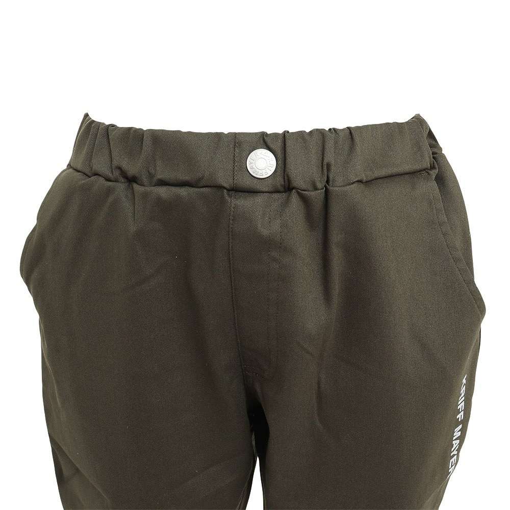 クリフメイヤー（KRIFF MAYER）（キッズ）キッズ パンツ ロールアップ配色パンツ 2237843K-69:KHAKI カーキ ストレッチ 丈調節 ウエストゴム 120 130 140 150