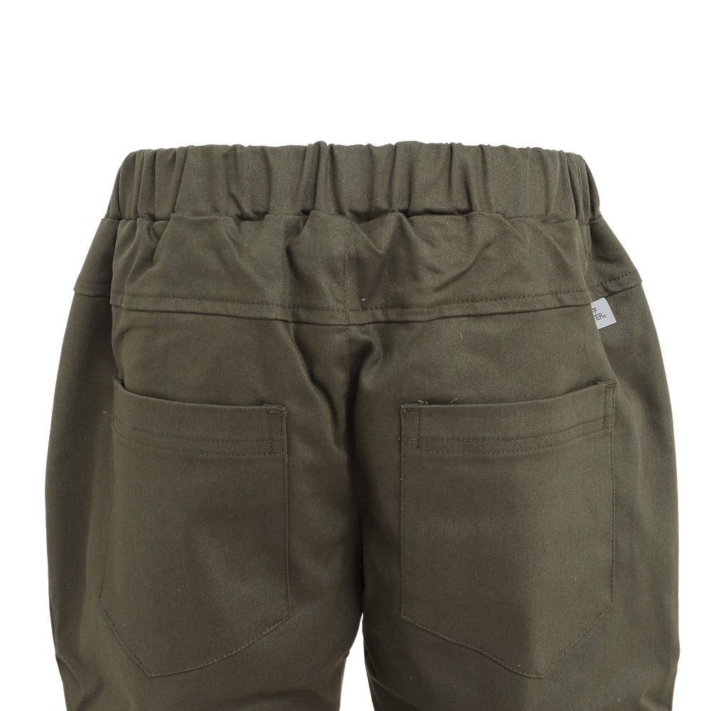 クリフメイヤー（KRIFF MAYER）（キッズ）キッズ パンツ ロールアップ配色パンツ 2237843K-69:KHAKI カーキ ストレッチ 丈調節 ウエストゴム 120 130 140 150
