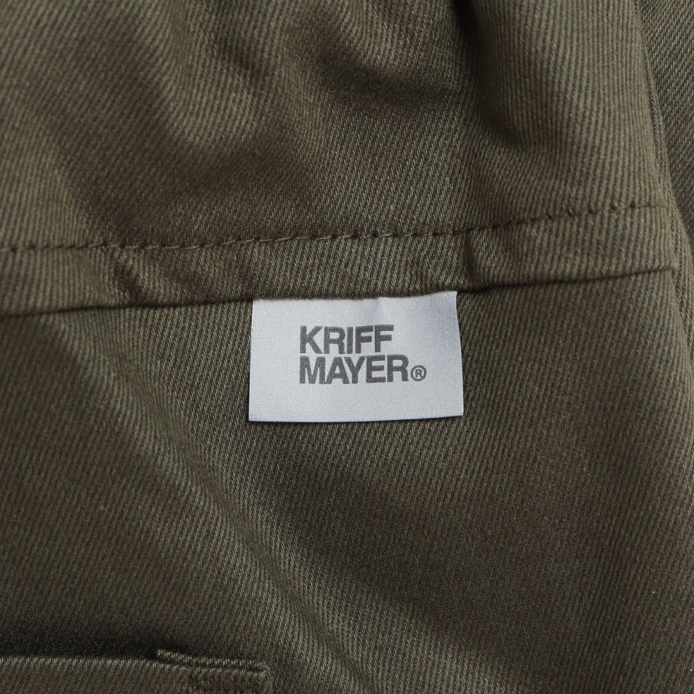 クリフメイヤー（KRIFF MAYER）（キッズ）キッズ パンツ ロールアップ配色パンツ 2237843K-69:KHAKI カーキ ストレッチ 丈調節 ウエストゴム 120 130 140 150