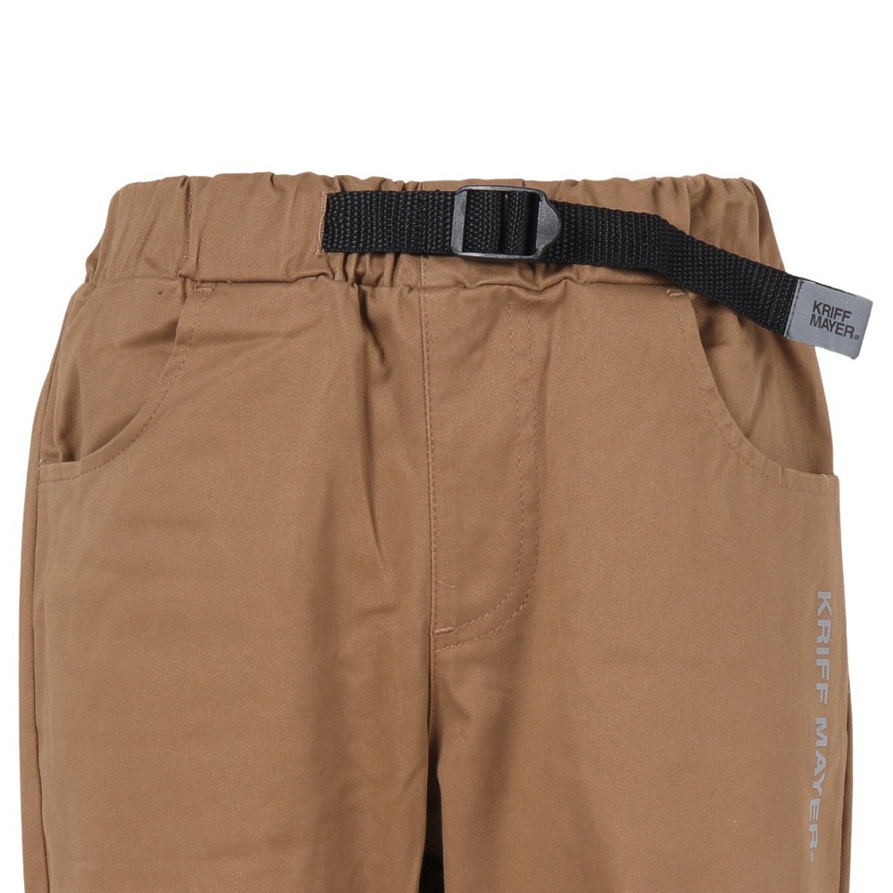 クリフメイヤー（KRIFF MAYER）（キッズ）ジュニア パンツ ストレッチ クライミングパンツ 2337856KX-20:BEIGE ベージュ ウエスト調節