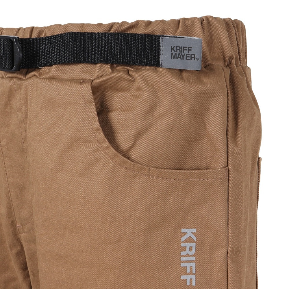 クリフメイヤー（KRIFF MAYER）（キッズ）ジュニア パンツ ストレッチ クライミングパンツ 2337856KX-20:BEIGE ベージュ ウエスト調節