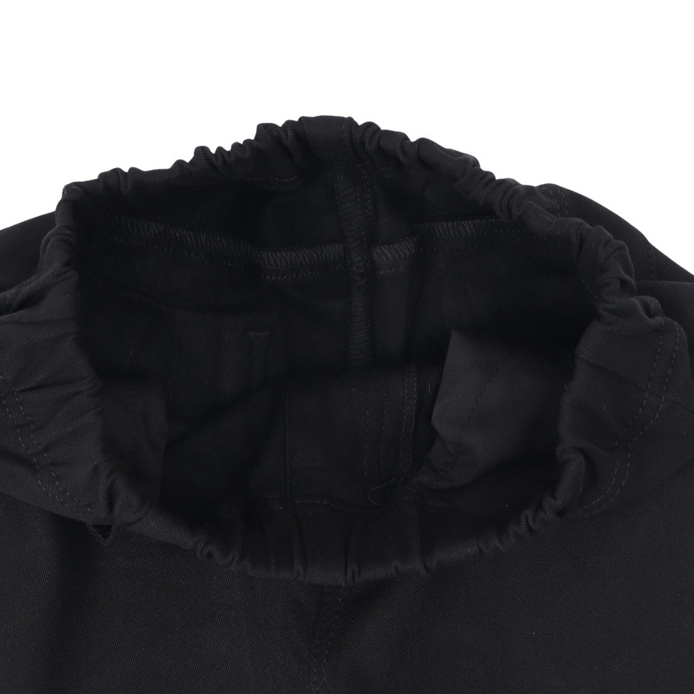 クリフメイヤー（KRIFF MAYER）（キッズ）ジュニア パンツ ボトム パンケーキパンツ 2416402K:19:BLACK ブラック 裏起毛 ストレッチ