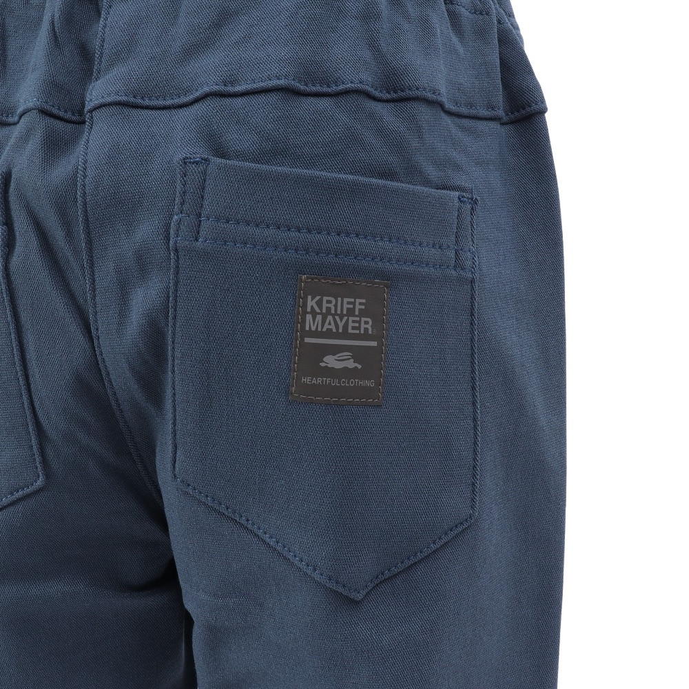 クリフメイヤー（KRIFF MAYER）（キッズ）ジュニア パンツ ボトム パンケーキ パンツ 2416402K:79:NAVY ネイビー 裏起毛 ストレッチ
