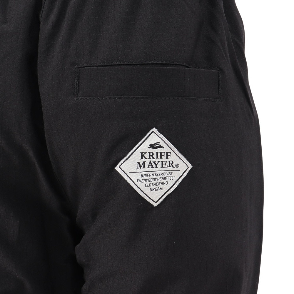 クリフメイヤー（KRIFF MAYER）（キッズ）ジュニア パンツ 撥水 裏付きクライミングパンツ 2417863K:19:BLACK ブラック 膝タック ストレッチ