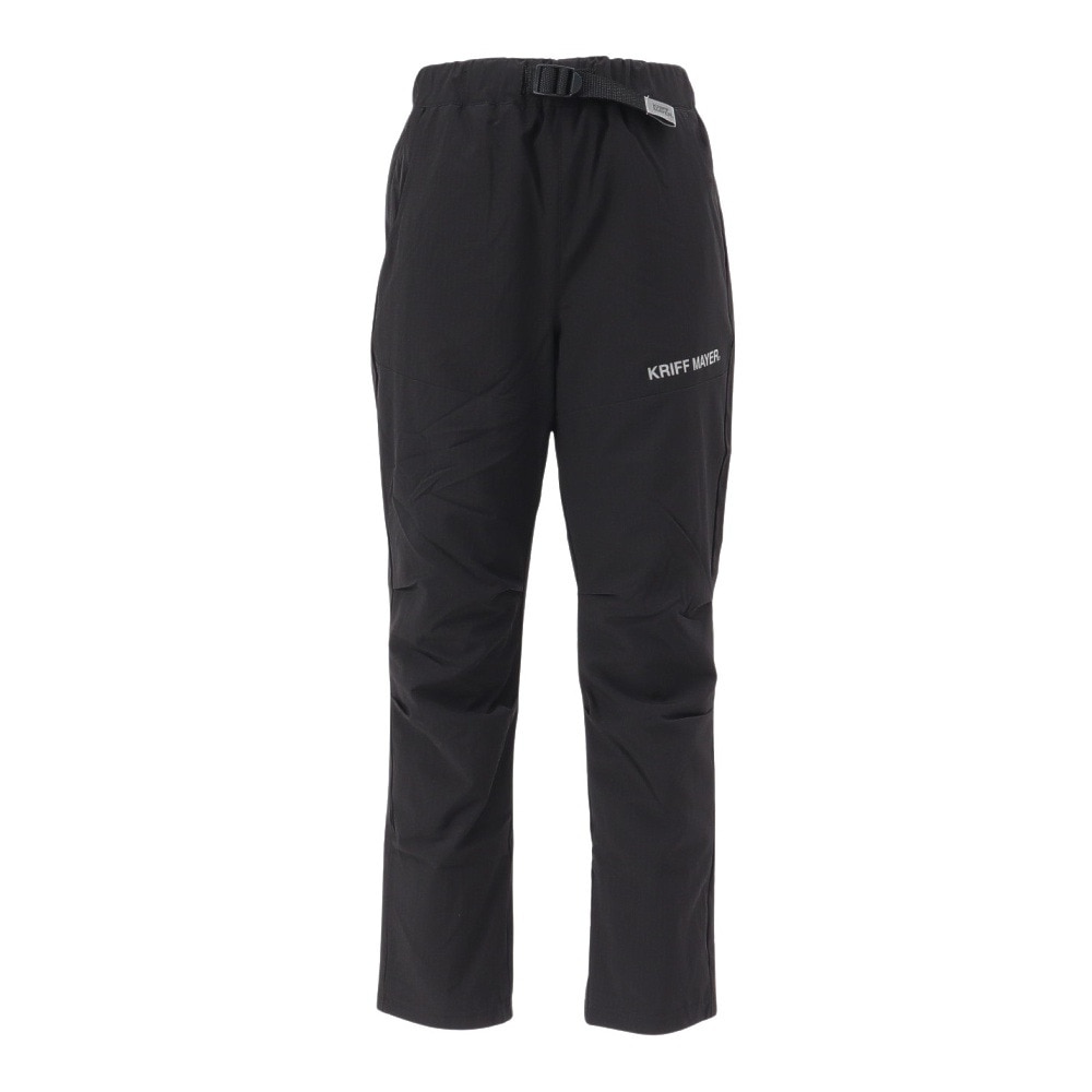 クリフメイヤー（KRIFF MAYER）（キッズ）ジュニア パンツ 撥水 裏付きクライミングパンツ 2417863K:19:BLACK ブラック 膝タック ストレッチ