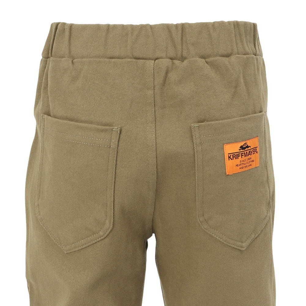 クリフメイヤー（KRIFF MAYER）（キッズ）ジュニア 綿起毛 テーパードパンツ J2517202:69:KHAKI