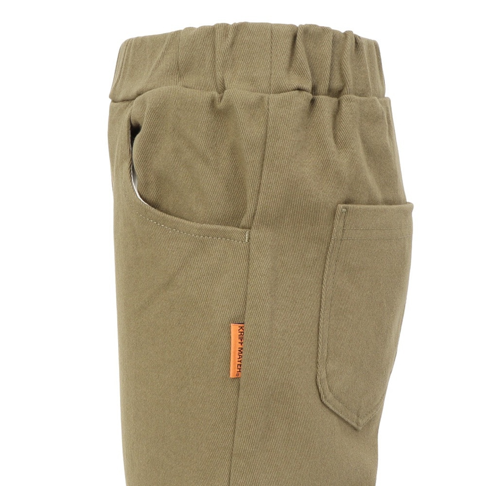 クリフメイヤー（KRIFF MAYER）（キッズ）ジュニア 綿起毛 テーパードパンツ J2517202:69:KHAKI