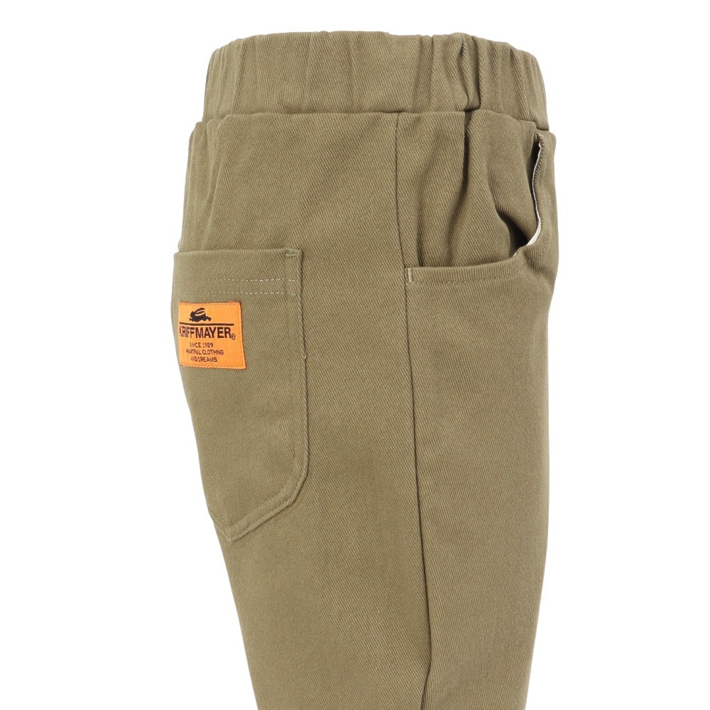 クリフメイヤー（KRIFF MAYER）（キッズ）ジュニア 綿起毛 テーパードパンツ J2517202:69:KHAKI