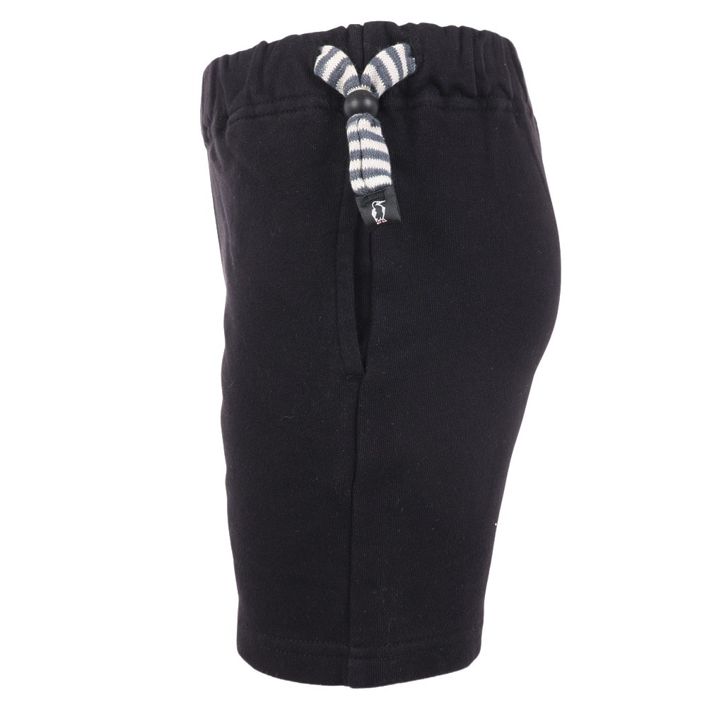 チャムス（CHUMS）（キッズ）ジュニア スウェット ハーフパンツ ハリケーンウォーカース CH23-1086-K001 ブラック