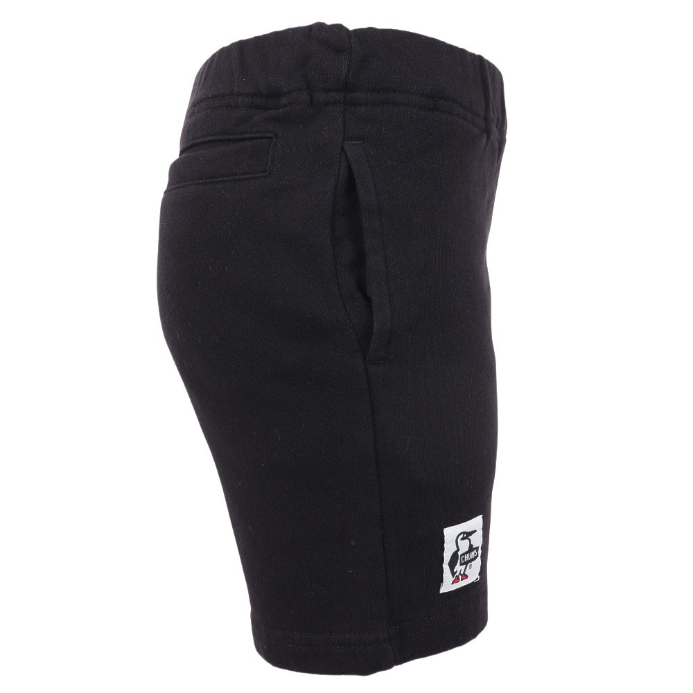 チャムス（CHUMS）（キッズ）ジュニア スウェット ハーフパンツ ハリケーンウォーカース CH23-1086-K001 ブラック