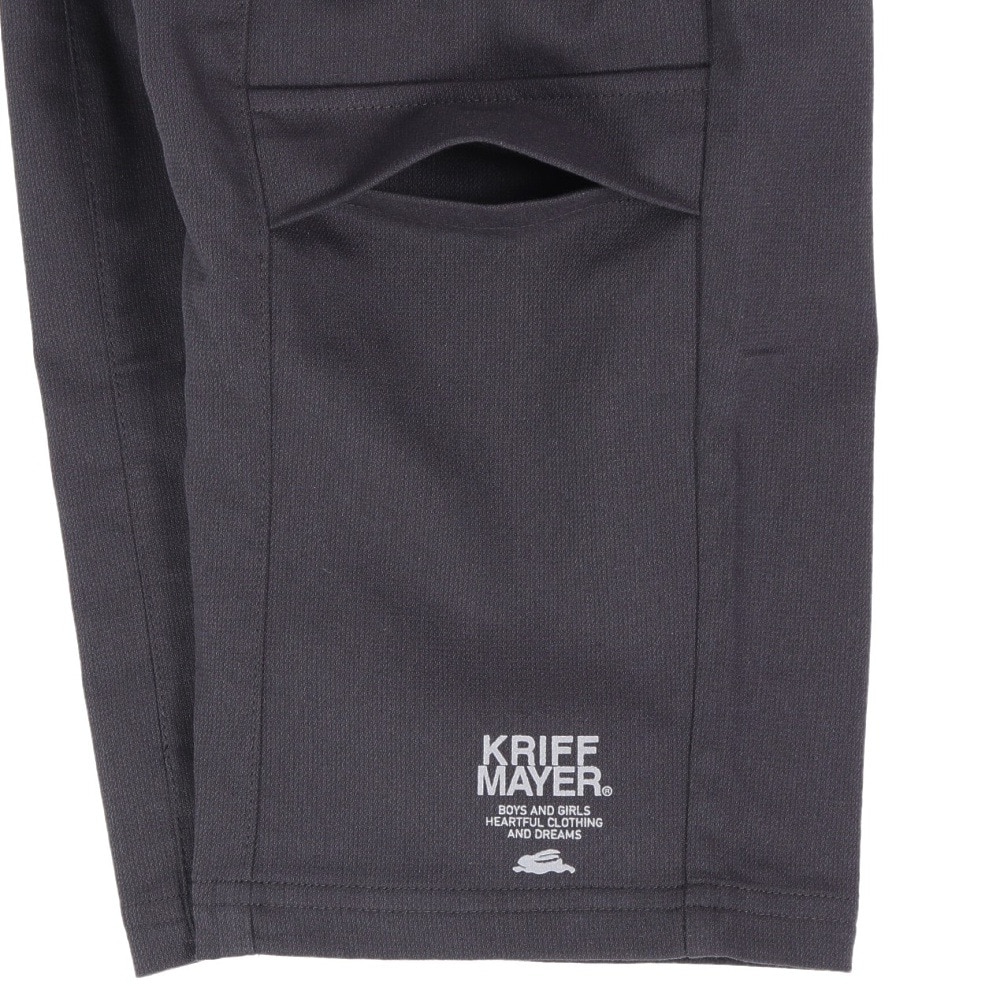クリフメイヤー（KRIFF MAYER）（キッズ）ジュニア メッシュ ツイルショーツ 2347875K-17 CHARCOAL