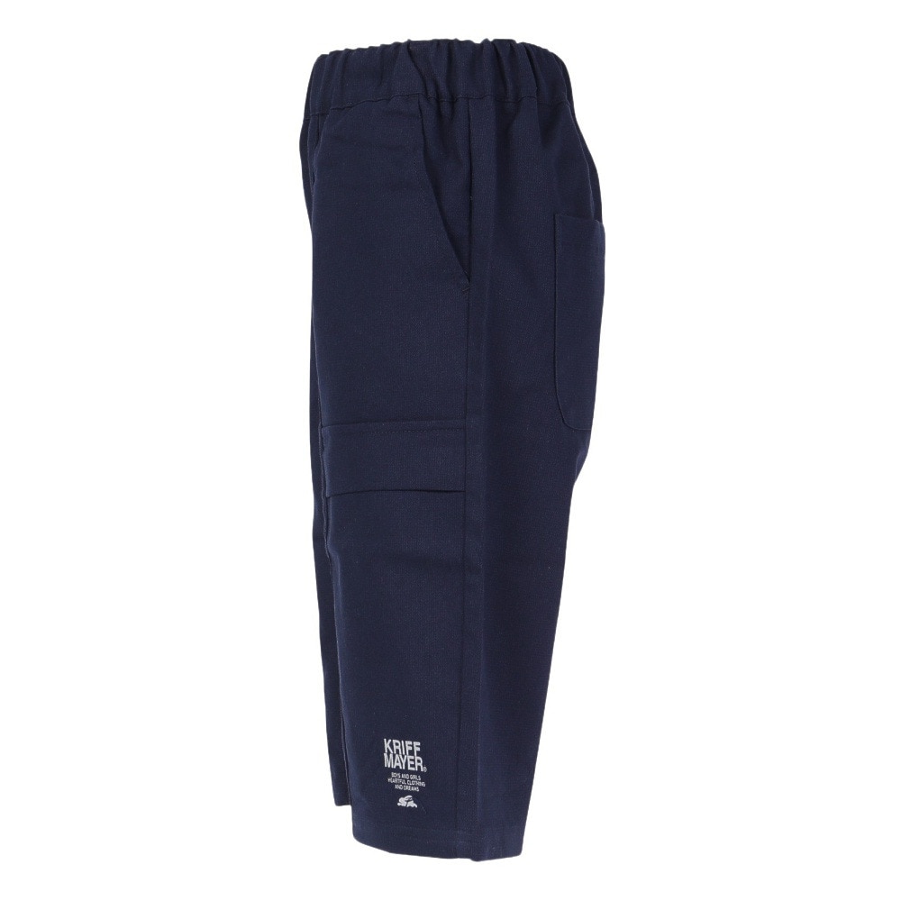クリフメイヤー（KRIFF MAYER）（キッズ）ジュニア メッシュ ツイル ショーツ 2347875K-79 NAVY