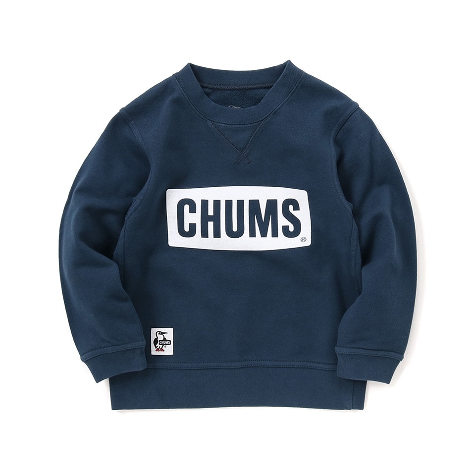 チャムス（CHUMS）（キッズ）キッズチャムス ロゴクルーネック トップ ループパイル CH20-1077-N001