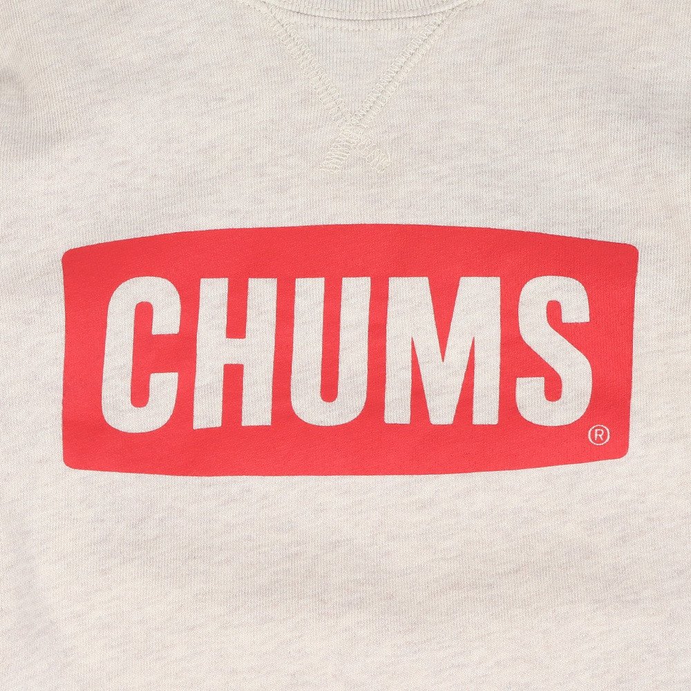 チャムス（CHUMS）（キッズ）キッズチャムス ロゴクルーネック トップ ループパイル CH20-1077-W003