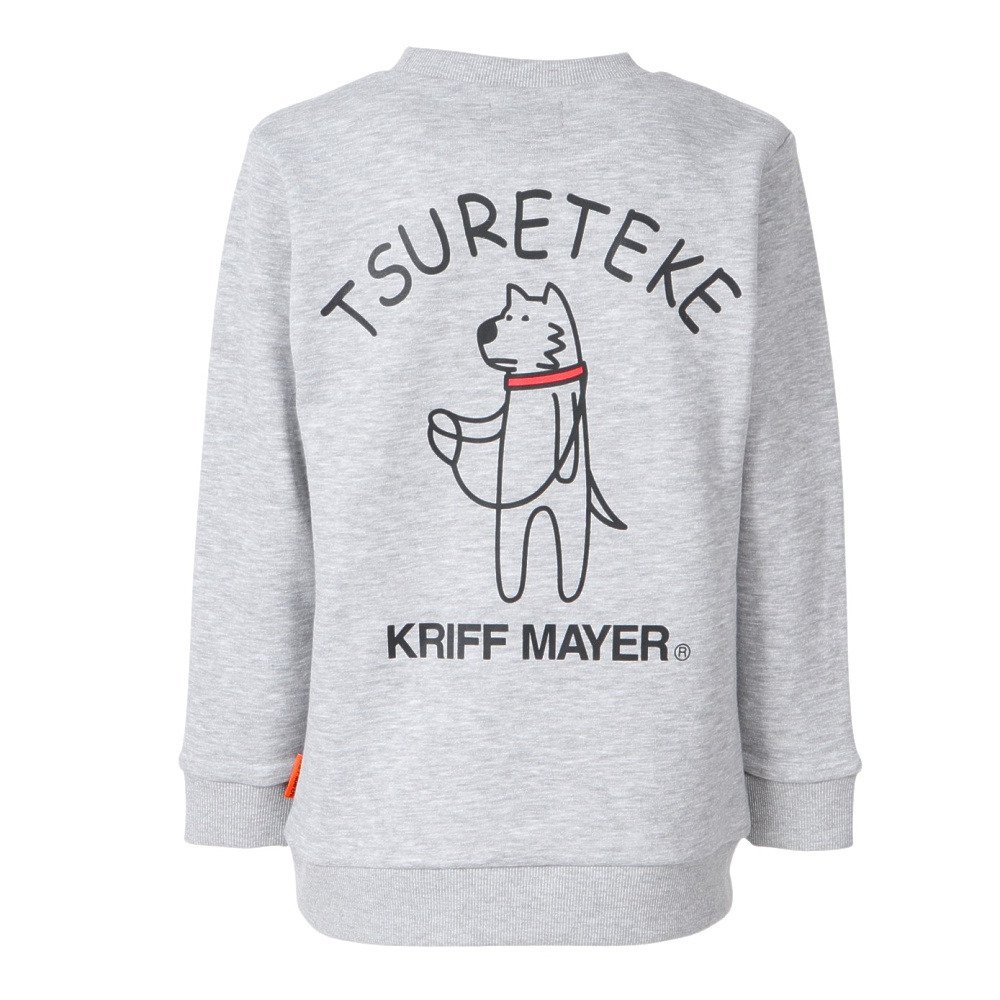 クリフメイヤー（KRIFF MAYER）（キッズ）ジュニア 裏毛プリントクルー