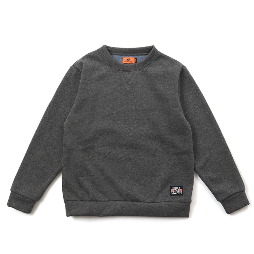 クリフメイヤー（KRIFF MAYER）（キッズ）ジュニア 裏シャギークルー トップス J2517860:17:CHARCOAL