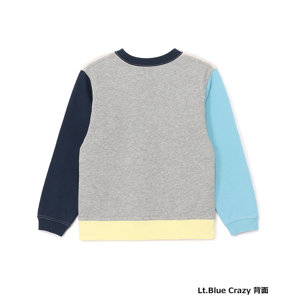チャムス（CHUMS）（キッズ）キッズ チャムスロゴ クルートップ ループパイル 長袖スウェット CH20-1077-C103