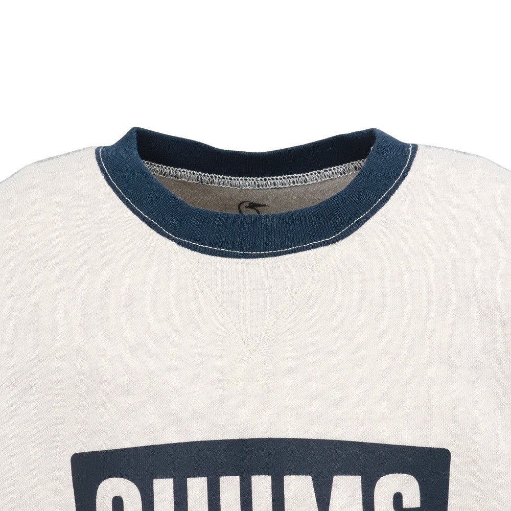 チャムス（CHUMS）（キッズ）キッズ チャムスロゴ クルートップ ループパイル 長袖スウェット CH20-1077-C103