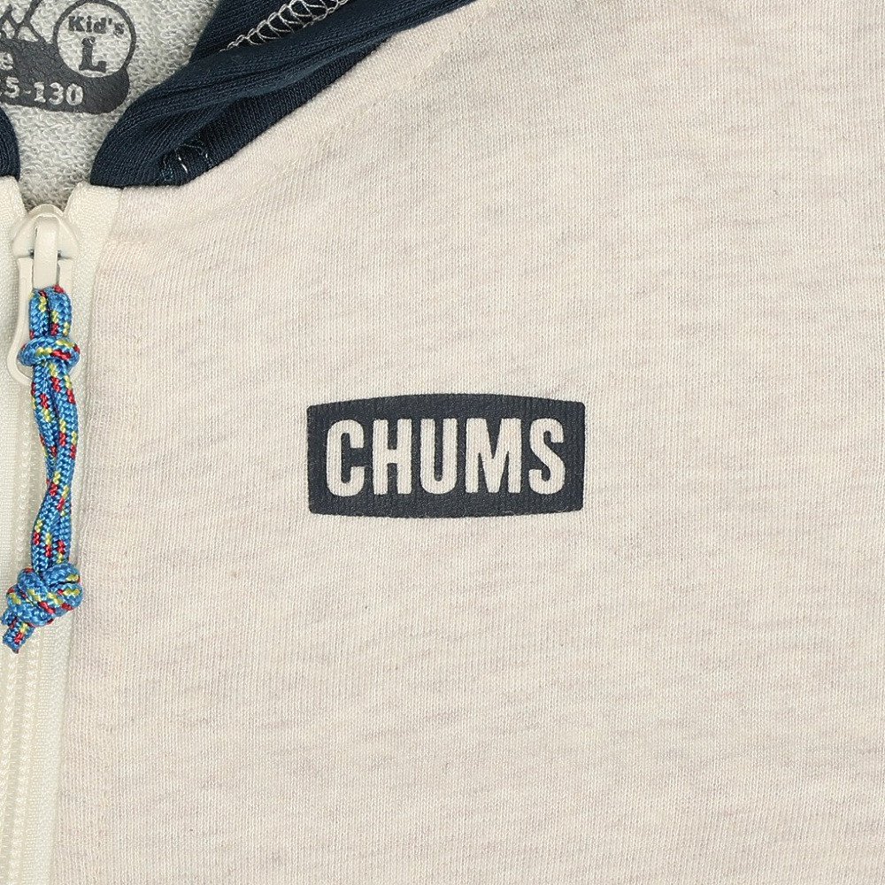 チャムス（CHUMS）（キッズ）ジュニア ループパイルブービーロゴジップパーカー CH20-1088-C103