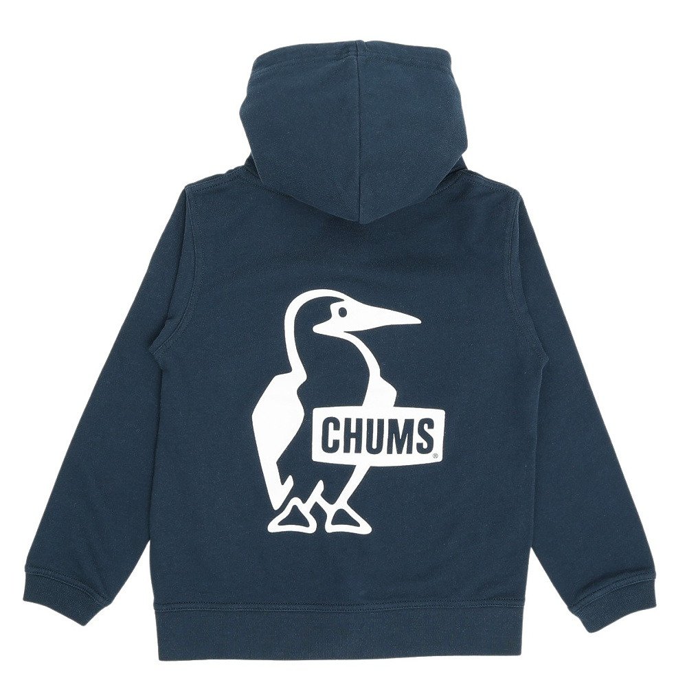 チャムス（CHUMS）（キッズ）ジュニア ループパイルブービーロゴジップパーカー CH20-1088-N001