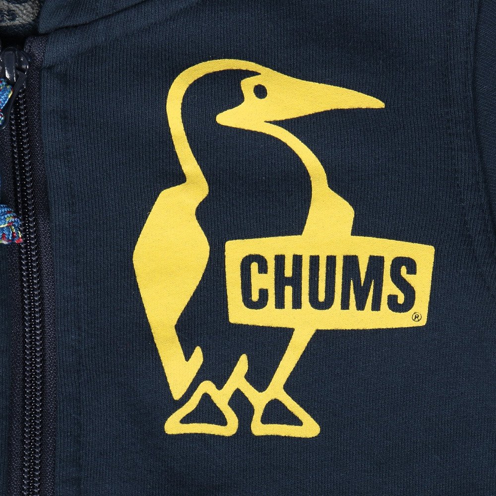 チャムス（CHUMS）（キッズ）キッズブービー ロゴジップパーカー