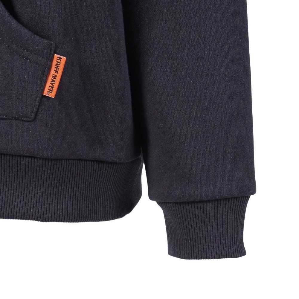 クリフメイヤー（KRIFF MAYER）（キッズ）キッズ 裏毛ジップアップパーカー J2537827:17:CHARCOAL