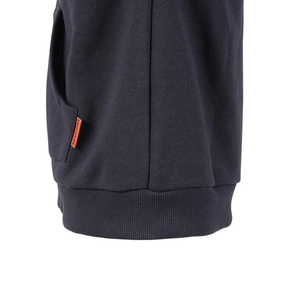 クリフメイヤー（KRIFF MAYER）（キッズ）キッズ 裏毛ジップアップパーカー J2537827:17:CHARCOAL
