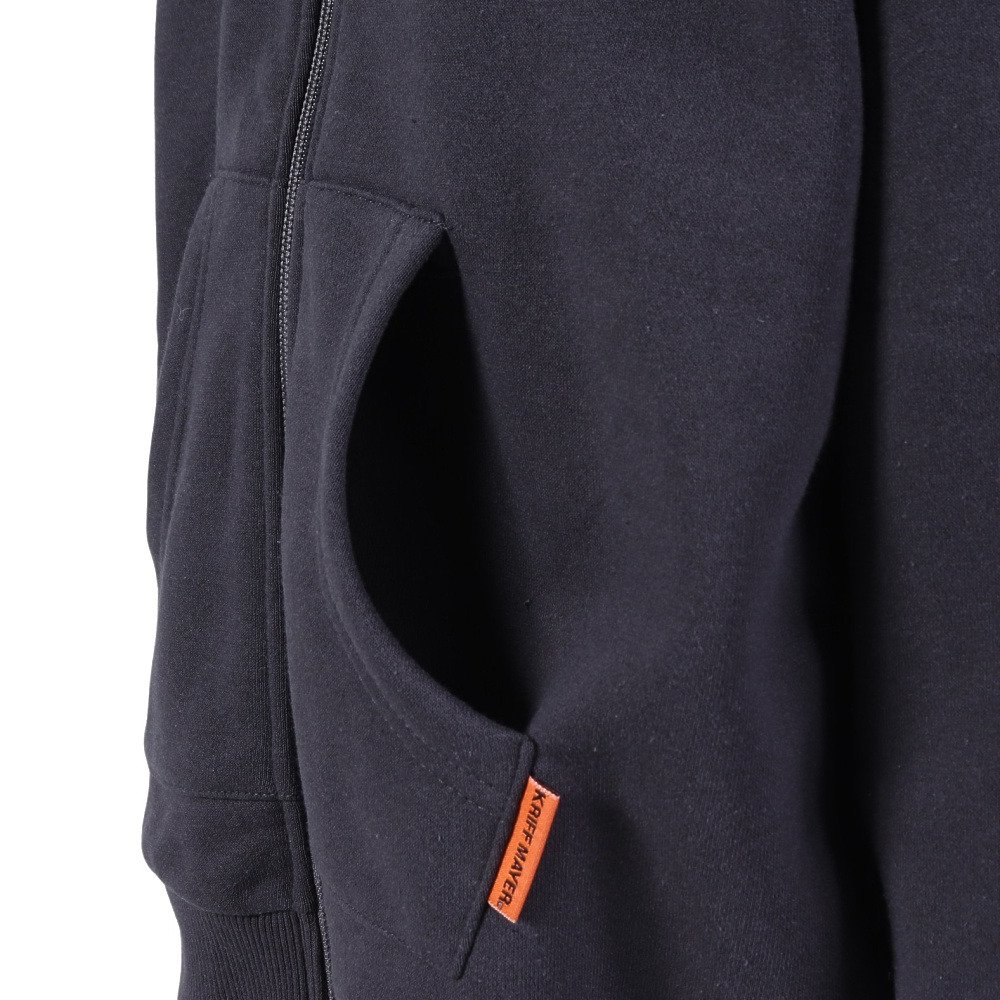 クリフメイヤー（KRIFF MAYER）（キッズ）キッズ 裏毛ジップアップパーカー J2537827:17:CHARCOAL