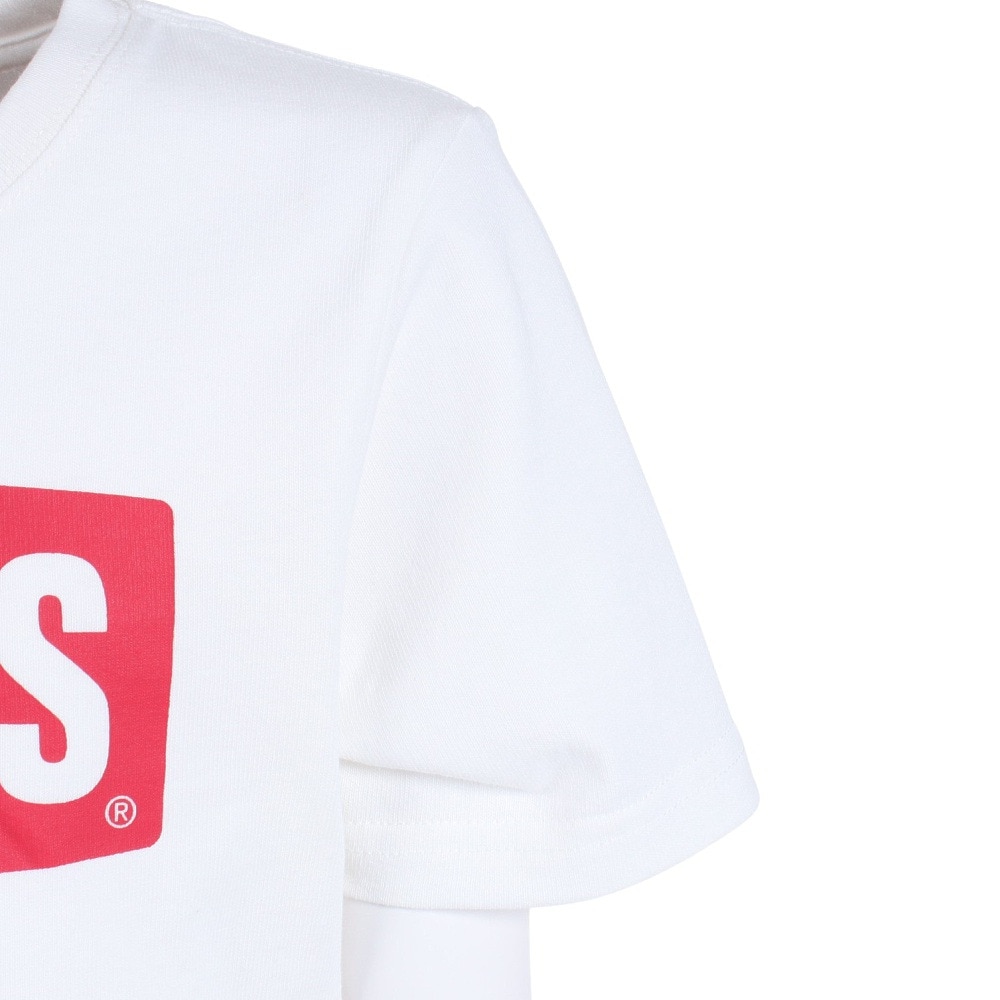 チャムス（CHUMS）（キッズ）ジュニア チャムスロゴ 半袖Tシャツ CH21-1175-W014 アウトドア カジュアル コットン シンプル