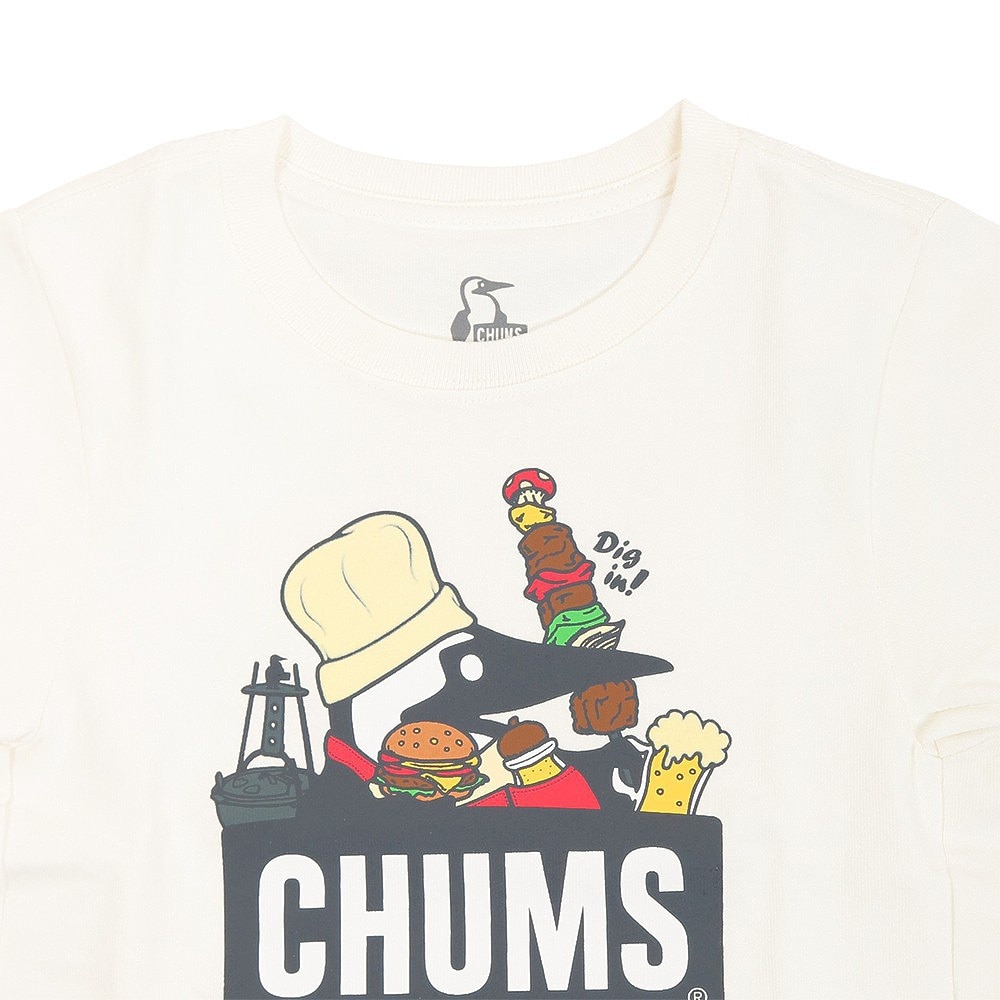 チャムス（CHUMS）（キッズ）キッズ バーベキューブービー Tシャツ CH21-1215-W001