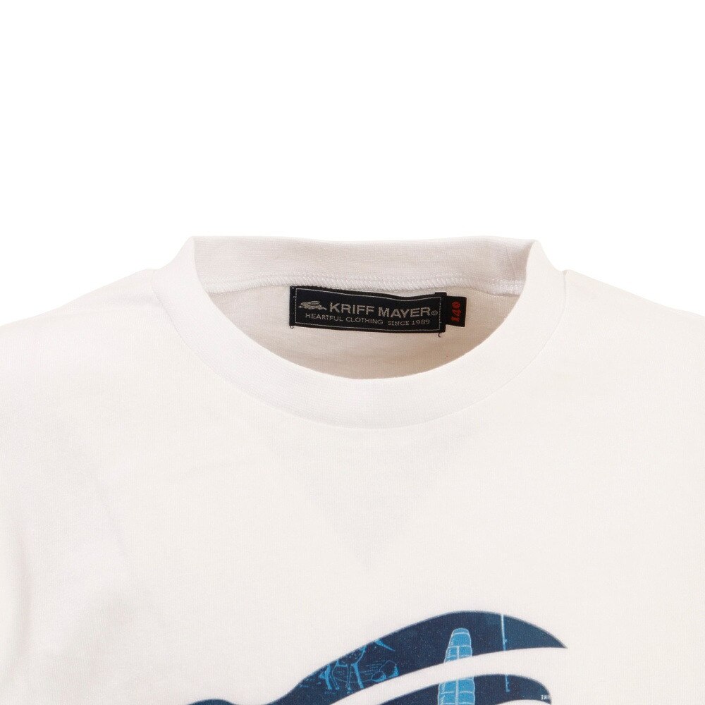 クリフメイヤー（KRIFF MAYER）（キッズ）抗菌ロゴ半袖Tシャツ ラビット 2147215K-5:OFF