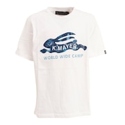 クリフメイヤー(KRIFF MAYER)(キッズ)抗菌ロゴ半袖Tシャツ ラビット 2147215K-5:OFF