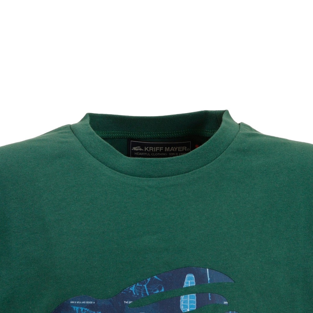 クリフメイヤー（KRIFF MAYER）（キッズ）抗菌ロゴ半袖Tシャツ ラビット 2147215K-65:GREEN