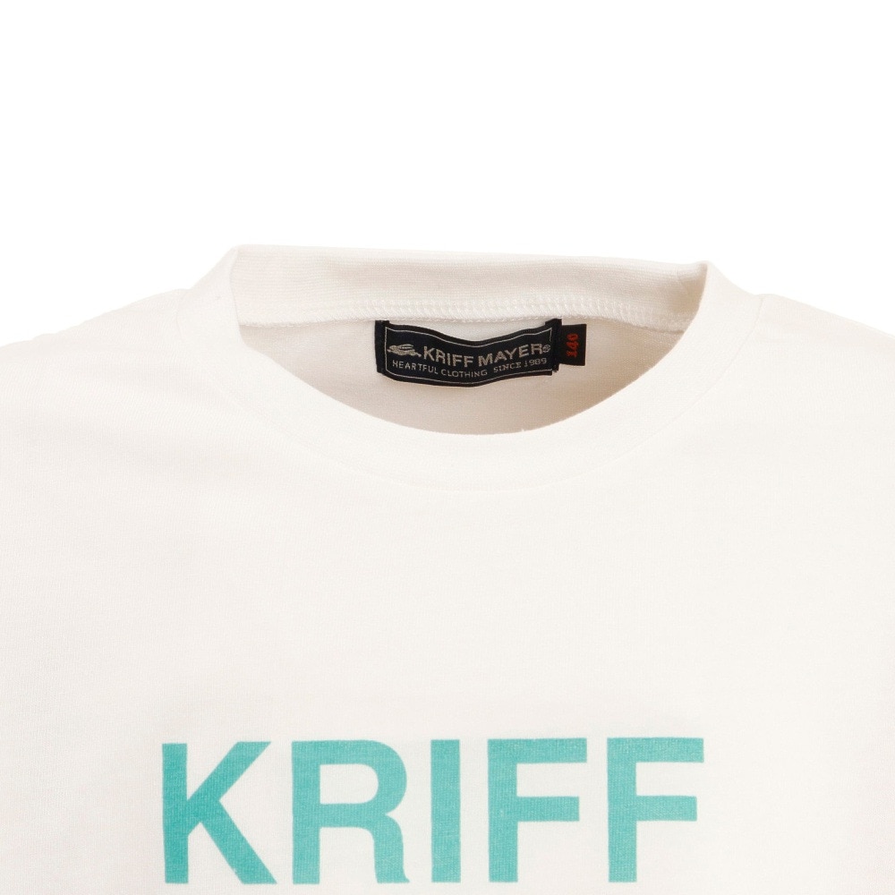 クリフメイヤー（KRIFF MAYER）（キッズ）3カラーロゴ半袖Tシャツ 2147822K-5:OFF