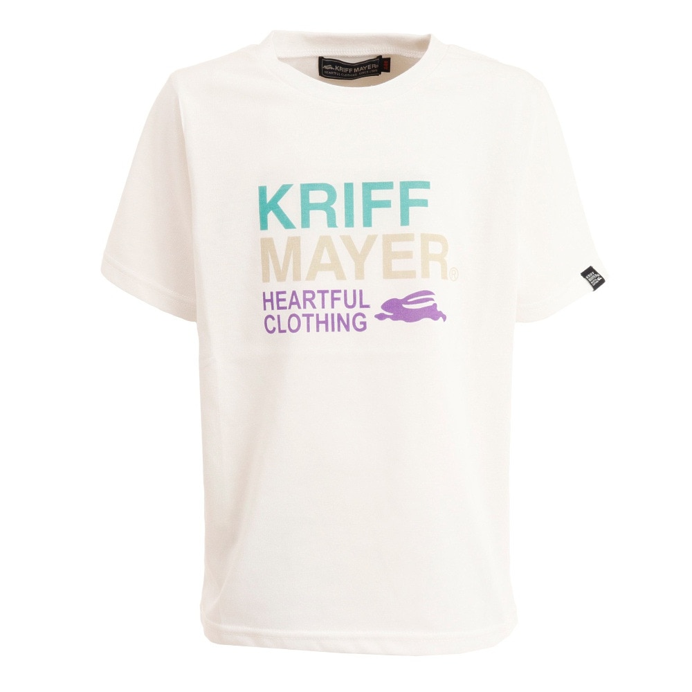 クリフメイヤー（KRIFF MAYER）（キッズ）3カラーロゴ半袖Tシャツ 2147822K-5:OFF