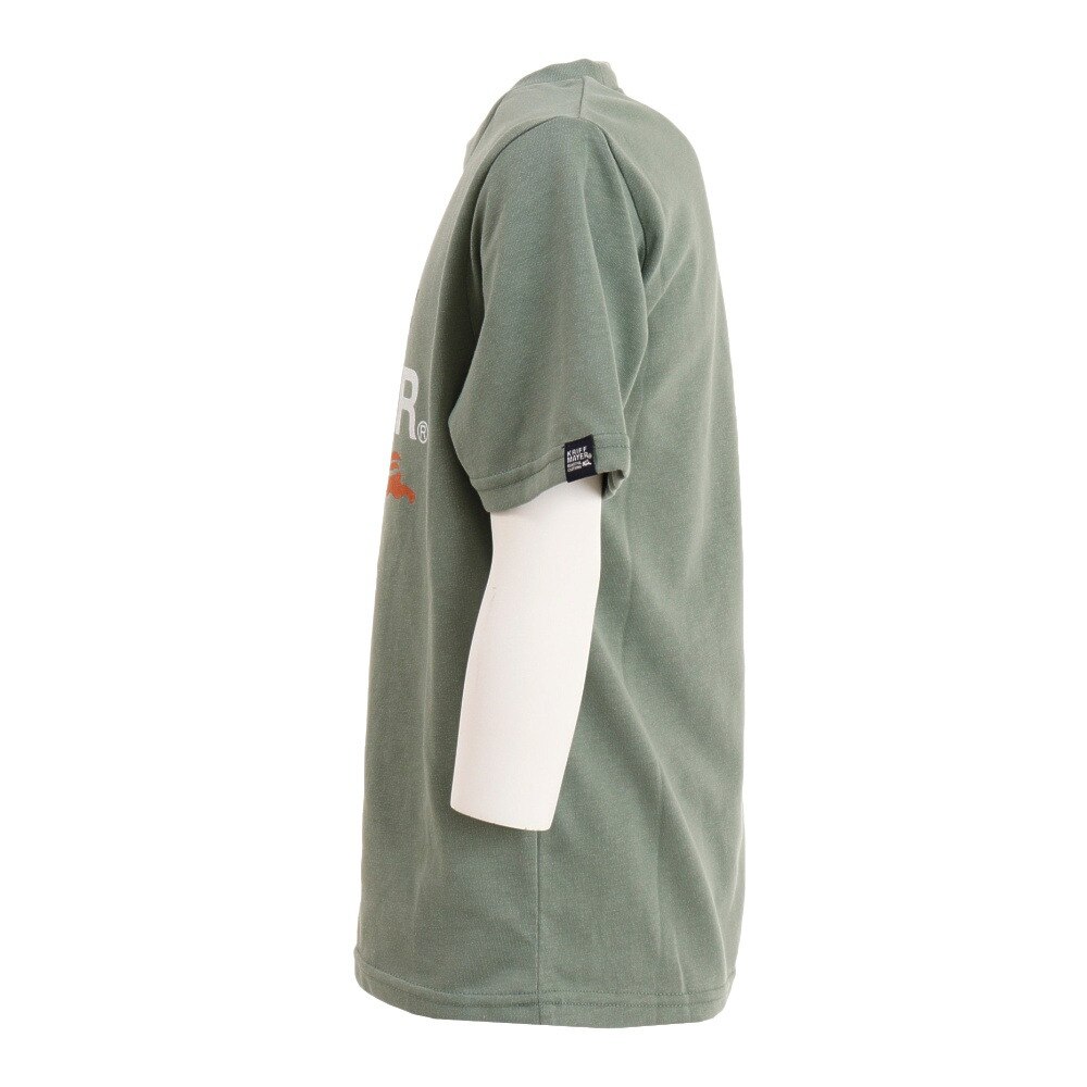 クリフメイヤー（KRIFF MAYER）（キッズ）3カラーロゴ半袖Tシャツ 2147822K-65:GREEN