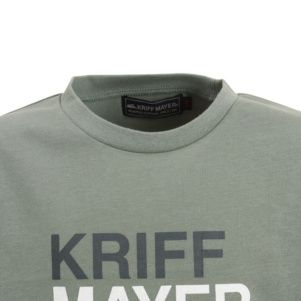 クリフメイヤー（KRIFF MAYER）（キッズ）3カラーロゴ半袖Tシャツ 2147822K-65:GREEN